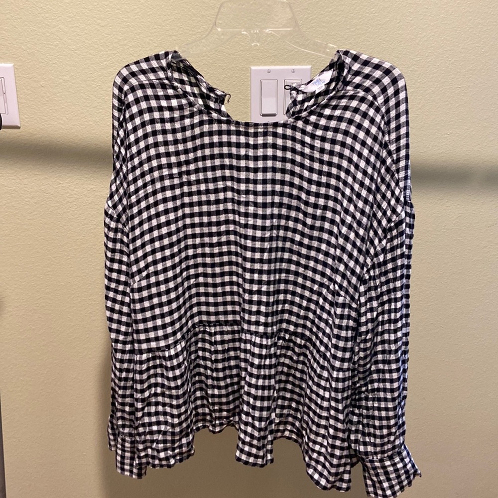 Time and Tru XXXL gingham top